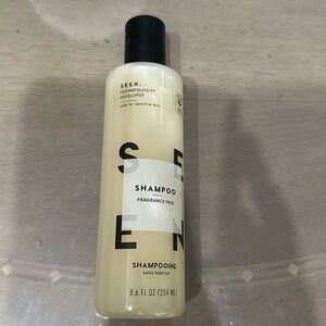 Seen shampoo, fragrance- free